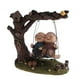 thumbnail image 3 of Figura de resina de pareja de ancianos felices, momentos dulces, aniversario de pareja de ancianos Columpio, 3 of 8