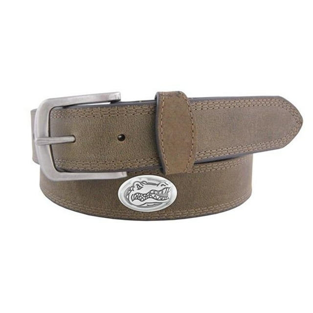 Zep-Pro Florida Gators Concho Emblem Crazyhorse Leather Belt Size 38