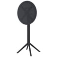 thumbnail image 3 of Compamia Sky 24 inch Round Folding Bar Table in Black finish, 3 of 8