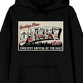 thumbnail image 2 of Welcome to Derry Greetings From Derry Maine Forestry Capital of the East on Black Adult Hoodie-XS, 2 of 4