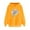 Yellow, variant on Sweatshirts for Women Oversized Graphic Hoodies Funny Flower Print Pullover Top Fleece Sweatshirt with Pocket