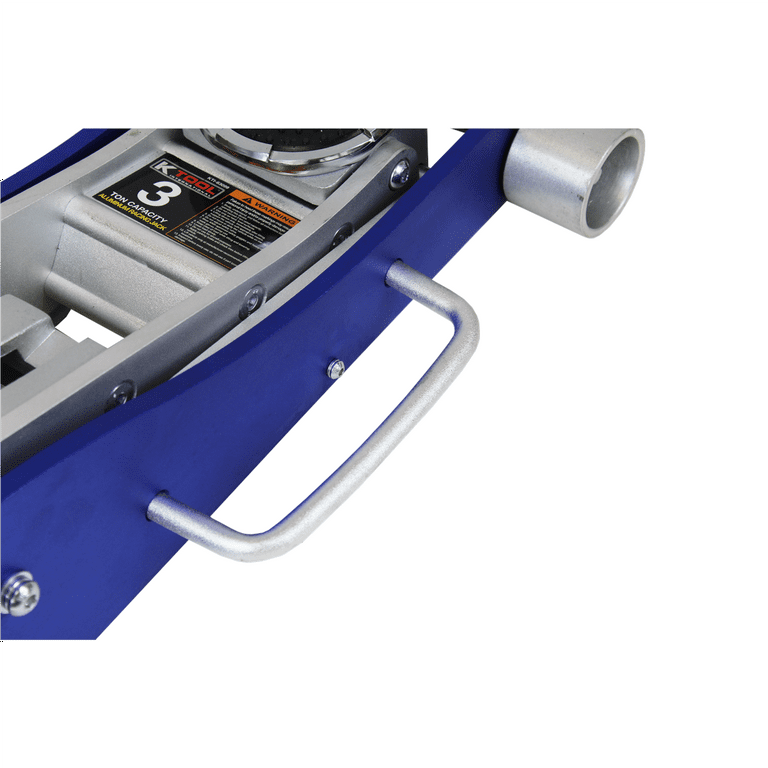 K Tool 63099 3 Ton Aluminum Floor Jack, Low Profile, Dual K Tool 63099 3 Ton Aluminum Floor Jack, Low Profile, Dual