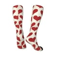 thumbnail image 4 of Easygdp Love Soccer Socks Sport Knee High Socks Calf Compression Athletic Socks for Men and Women, 4 of 9