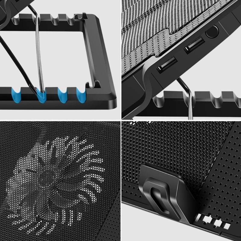 Zecic Laptop Cooling Pad Laptop Cooling Stand Laptop Fan Cooling Pad For 11-18inch