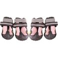 thumbnail image 4 of 2 pares de botas para perros, zapatos para perros, zapatos para perros, botas antideslizantes para perros, patas lesionadas, calcetines impermeables para perros, botas rosadas para mascotas, # 2 Rojo Verde Cocina, Decoración y Otros, 4 of 5