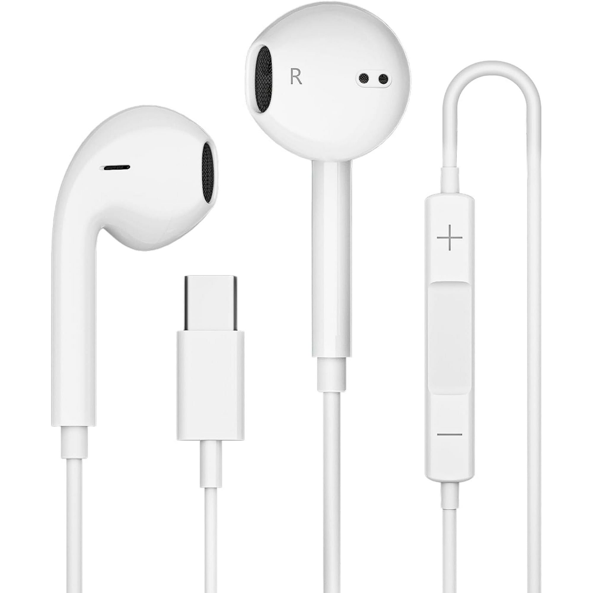 USB-C Headphones for iPhone 15,Type C with Microphone & Remote in-Ear Headset Control Compatible with Smartphone iPhone 16/15 Pro/15 Pro Max, iPad Pro