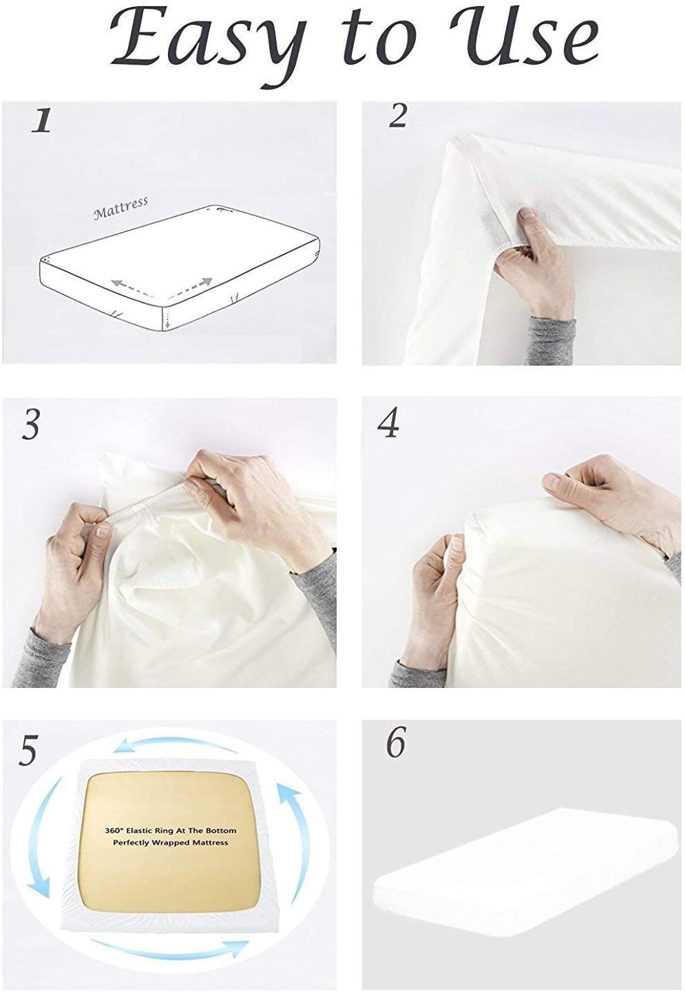 35X89" Cot Bed RV Bunk & Truck Sleeper 4 piece sheet set 600 TC Bed Sheets for Campers, RV's & Travel Trailers, Cot beds sheets Easy Fit Mattress upto 14” Inch Deep Pocket Chocolate solid
