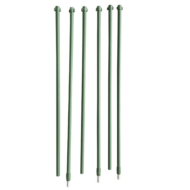 Ecostake Metal Garden Stakes 3 ft Extender Plant Stakes for Tomato/Bean Pole Stake Pack of 2