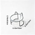 thumbnail image 3 of Qholemyo Slanted Glass Pet Bowl Pet Food Bowl Non Knock Feeding Bowl Neck Protection For Cats And Teddy Dogs, 3 of 6