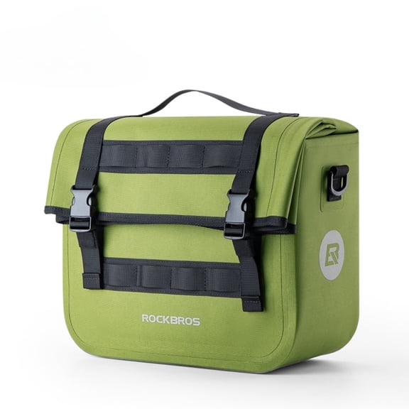 ROCKBROS Bike Rear Rack Bag Waterproof 9L-15L Trunk Luggage Bag Adjustable