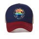 thumbnail image 3 of Gorra de béisbol con estampado de dibujos animados para mujer, gorro de béisbol con estampado de santa Mónica, malla transpirable, Snapback, california, Verano, 3 of 3