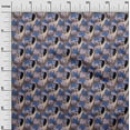 thumbnail image 2 of oneOone Polyester Lycra Dusty Brown Fabric Dot|Triangle & Monster Cartoon Fabric For Sewing Printed Craft Fabric By The Yard 56 Inch Wide, 2 of 4