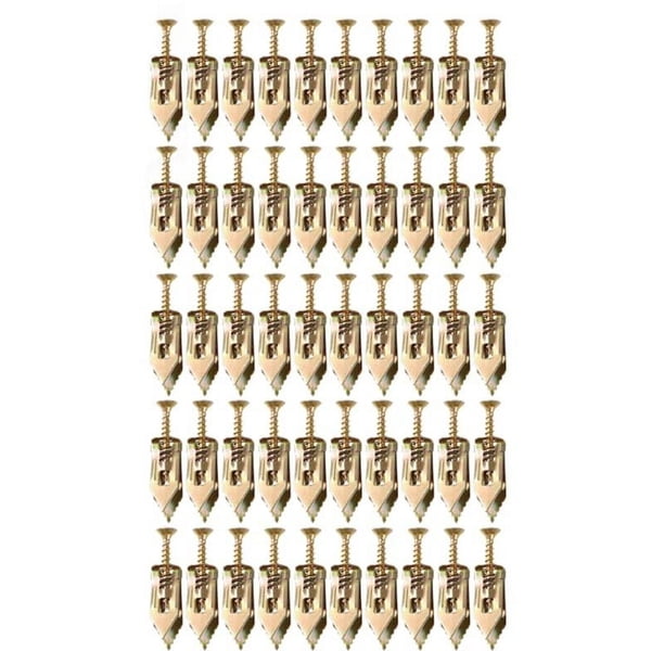 Buy 2 get 10% off Self-Drilling Anchors Screws, 2024 Upgraded Plated Steel Self-Drilling Anchors Self Drilling Drywall Anchors With Screws