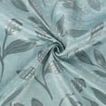 thumbnail image 6 of Superior Blackout Leaves Light Filtering Grommet Curtain Panel Set, 52"x120", Green Lily, 6 of 7