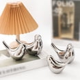 thumbnail image 4 of Best Sale! Zainafacai Ornaments Silver Plated Ceramic Bird Decorative Ornaments Bookcase Tv Cabinet Creative Decorations Room Decor Clearance!, 4 of 4