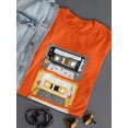 thumbnail image 3 of Retro Cassettes Art Shaped T-Shirt Women -Smartprints Designs, Female XX-Large, 3 of 4