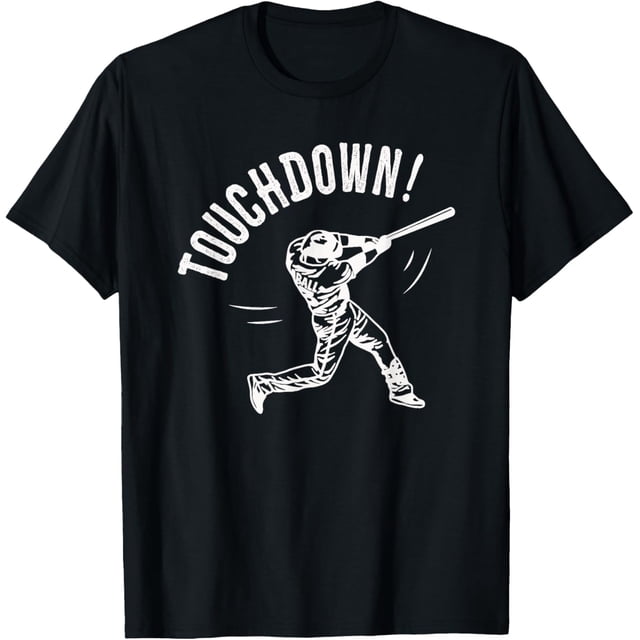 Touchdown Camiseta divertida de béisbol