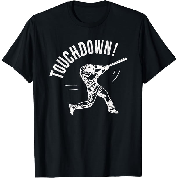 Touchdown Camiseta divertida de béisbol