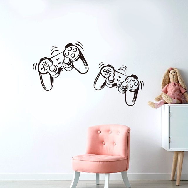 Calcomanía de Vinilo JM Jugador de Videojuegos Decoración de Habitación