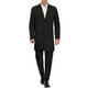 thumbnail image 2 of Abrigos de hombre INSPIRE CHIC de color sólido con cuello de muesca, de un solo botón, abrigo largo de invierno XL negro, 2 of 7