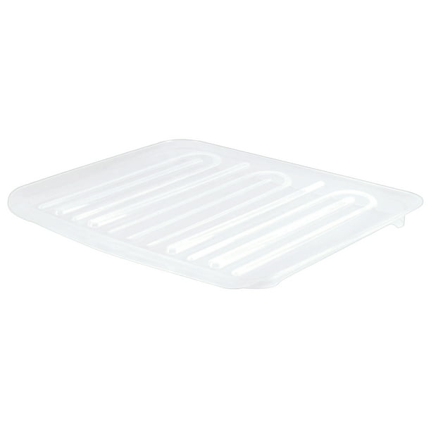 Rubbermaid FG1182MACLR Large Clear DrainAway Tray