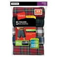 thumbnail image 2 of Men's FreshIQ Comfort Flex Waistband Tartan Boxer 5-Pack, 2 of 7