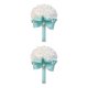 thumbnail image 1 of Ramo de boda Minnieouse plástico novia azul claro 2Conjunto, 1 of 6