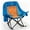 Heated - Blue, variant on ABORON Oversized Heated Rocking Camping Chair for Adults- 400lbs Capacity Padded Camping Recliner w/ 3 Levels Heat - Folding Lawn Chair with Side Pockets for Camp Patio Backyard