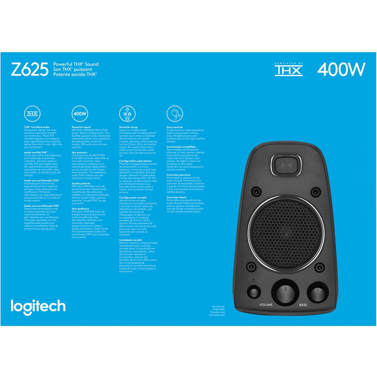 Logitech Z625 Powerful THX Sound, Black