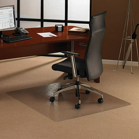 cleartex ultimat polycarbonate square chairmat for low & medium cleartex ultimat polycarbonate square chairmat for low & medium