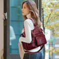 thumbnail image 6 of Women Casual Crossbody bags PU Leather Shoulder Bags Multi Pocket Handbags, 6 of 7