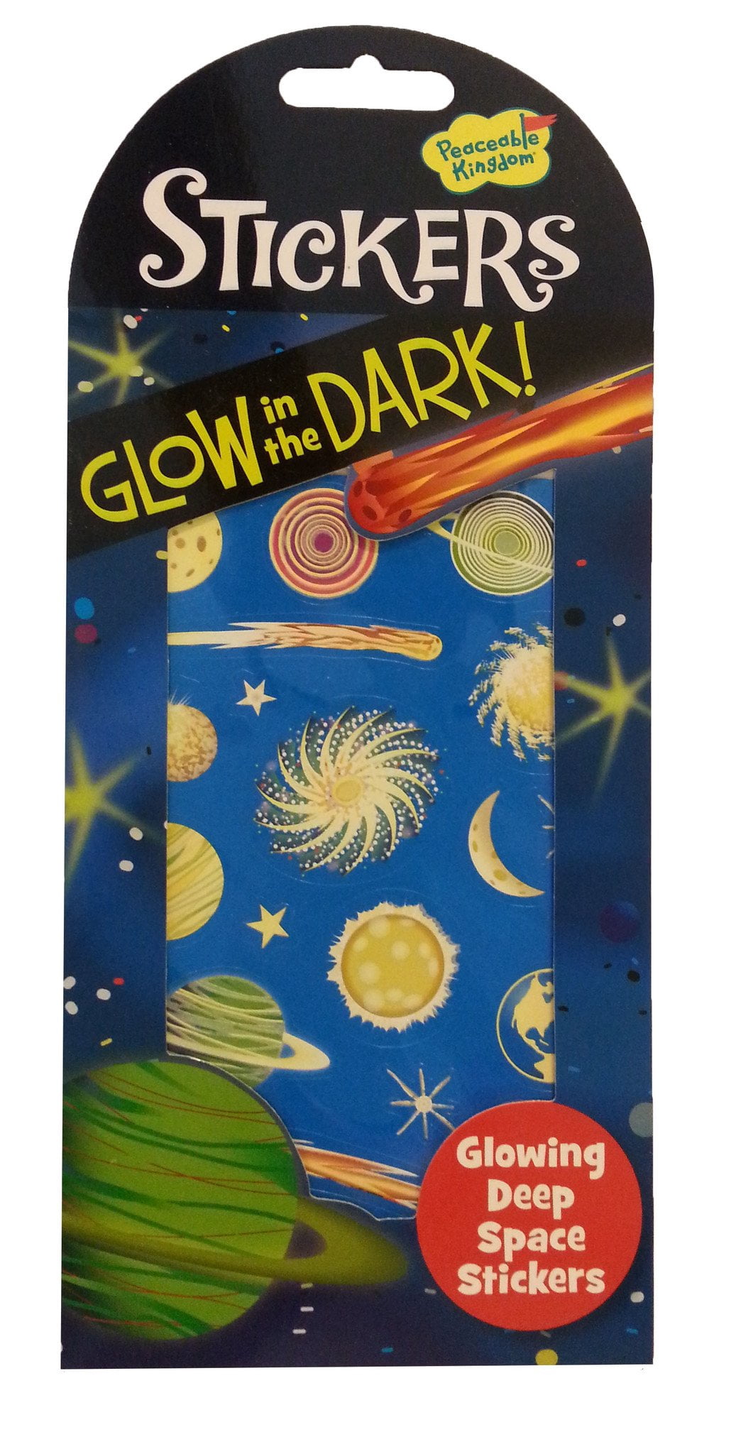 Glowing Deep Space Glow in the Dark Stickers