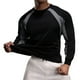 thumbnail image 5 of pstuiky camisetas de manga larga para hombre, Camiseta de ejercicio Splice Colorr para hombre, ajustada, de alta resiliencia, con cuello redondo y manga larga salir tops xxxl, 5 of 5