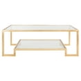 thumbnail image 2 of SAFAVIEH Couture Vivian Modern Metal Coffee Table, Gold, 2 of 10