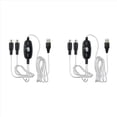 thumbnail image 1 of 2X Convertidor de Cable USB A MIDI de 5 Pines 2 en 1 A PC EdicióN de Salida de Audio para Instrumentos Musicales ElectróNicos ElectróNicos de Piano, 1 of 4