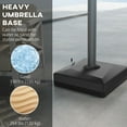 thumbnail image 4 of Outsunny Base de Parasol Déporté Robuste Remplissable avec Roue Relevable, 4 of 10