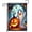 UJ99496, variant on Halloween Ghost Pumpkin Garden Flag 12x18 Vertical Double Sided Black Bat Welcome Fall Holiday Outside Decorations Burlap Yard Flag BW834