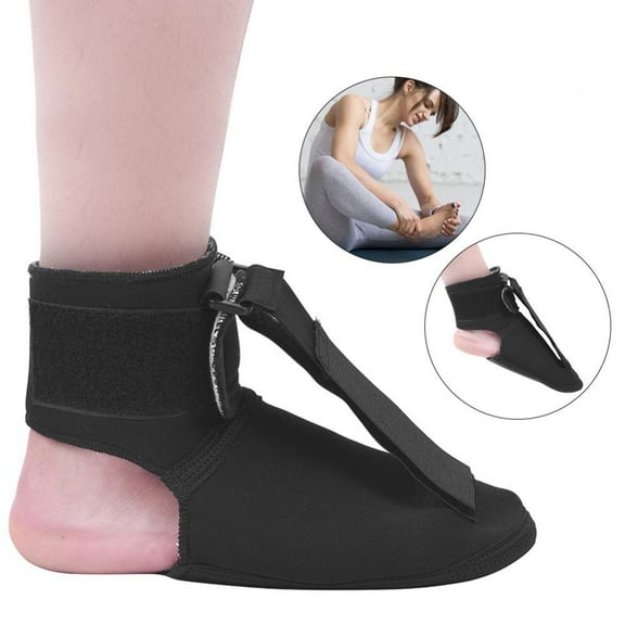 Aousthop Copper Compression Plantar Fasciitis Night Splint Sock. Planter Fasciitis Support Dorsal Drop Foot Brace for Right or Left Foot. Soft Stretching Boot Splints for Feet, Sleep, Recovery Socks
