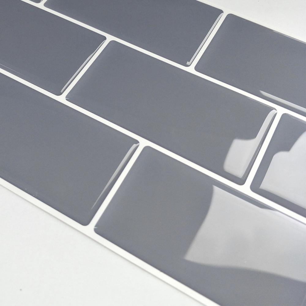 5 Sheet Peel and Stick Subway Tile Backsplash,Kitchen Backsplash Peel and Stick Tiles 3D Wall Panels