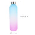 thumbnail image 2 of unbranded Botella Plástica Deportiva Para Exterior Con Cuerpo Reforzado Y Escala Multicolor, 2 of 7