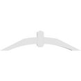 thumbnail image 4 of 48"W x 12"H x 4"D x 4"F, 6/12 Pitch, Archdale Architectural Grade PVC Gable Bracket, 4 of 8