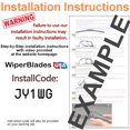 thumbnail image 5 of 2019 Buick LaCrosse Beam Wiper Blades Wipers w/1yr Warranty (Set of 2) (WiperBladesUSA), 5 of 5