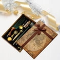 thumbnail image 6 of yotijay Calligraphy Quill Pen and Ink Set Feather Pen Kit for Drawing Students Dark Dark Green, 6 of 9