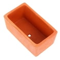 thumbnail image 1 of Rectangular Terracotta Flower Pot Small Clay Planter with Drainage Hole Rustic Pottery Flower Container for DIY Garden Plants Indoor Windowsill Decoration, 1 of 7