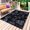 Black Gray Blue, variant on Farmhouse Country Outdoor Rug for Patio/Deck/Porch, Non-Slip Large Area Rug 5 x 8 Ft, Vintage Black French Garden Horse Swan Indoor Outdoor Rugs Washable Area Rugs, Camping Rug Carpet Runner