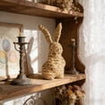thumbnail image 6 of LEFTHIGH Home Rattan Woven Bunny Straw Grass Easter Table Centerpiece Natural Handcrafted Khaki Country Rustic Decoration Durable Gift Spring Mantel Shelves St Patricks Day Decorations, 6 of 6