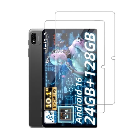 HYRACPO[2-Pack] Tempered Glass Screen Protector for Headwolf W6/WPad6 10" Tablet, Ultra-Thin HD Clear, High Clarity, Case Friendly, Bubble Free，Anti-Scratch Protective Film