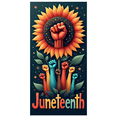 thumbnail image 2 of Colorful Design Freedom Juneteenth Equality Banner Polyester Material for Celebration, Event, Indoor Decoration, 2 of 3