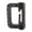 Black, variant on YIFAEUX Multifunction Hanging Buckle Heavy Duty Outdoor Traveling Climbing Backpacking Hiking Hunting Backpack Attachment Carabiner D-Ring Clip