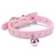 thumbnail image 1 of Gamuza elegante, deslumbrante, brillante y bonita, con 3 filas de brillantes gemas de cristal para gatos y perros., 1 of 5